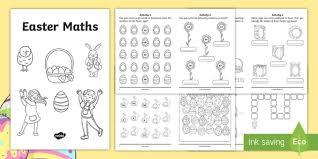 Easter maths activities ks2 : Ks1 Easter Themed Maths Activity Booklet Maths Activities