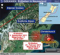 Zwar waren die erderschütterungen vom 22. Raonline Edu Erdbeben Ereignisse Archiv Tsunami In Neuseeland 2011