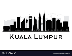 Black And White City Skyline Kuala Lumpur Silhouette Royalty Free Vector Image Sponsored Silhouette Lumpur Kuala Roy City Skyline Silhouette Skyline Silhouette Kuala Lumpur City