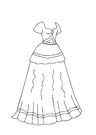 Dress Coloring Page For Girls Printable Free Coloring Pages For Girls Coloring Pages Color