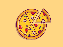 Pizza Pizza Art Pizza Icon Cartoon Pizza Slice
