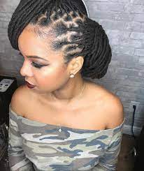 Take out thin strands of hair and twist them from root to tip, backcombing as you go to keep the twists in place. 10 Latest Natural Dreadlock Styles For Ladies 2021 Sunika Traditional African Clothes