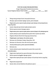 Acara persiapan yang terdiri atas: Susunan Acara Upacara Bendera