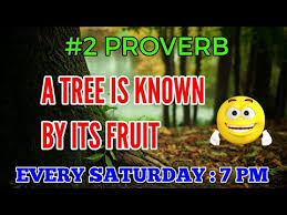 A widespread symbol of the tree is the tree of life, it's body rooted in earth with its crown dancing in the sky. 2 A Tree Is Known By Its Fruit Proverb English And Hindi Youtube