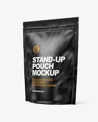Download Matte Stand Up Pouch Mockup In Pouch Mockups On Yellow Images Object Mockups PSD Mockup Templates