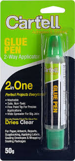 Place the glue heels on the tape. Puzzle Glue Cartell Adhesive Center