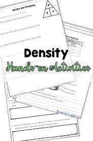 Density Teach Students About This Form Of Measurement Through Hands On Act Middle School Science Classroom Upper Elementary Resources Education Middle School