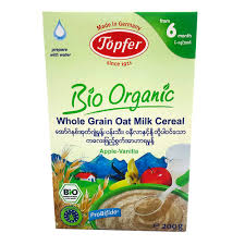 Das deutsche unternehmen topfer medical gmbh wurde 2009 gegründet. Topfer Bio Organic Whole Grain Oat Milk Cereal Apple Vanilla 200g