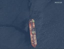 The location of the fso safer (in black box) in the red sea. Damaged Venezuelan Oil Tanker Drawing International Concern