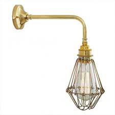 Our great selection of wall sconces designs for any room which give you the opportunity to give you a truly personalized lighting experience for every room. Gold Or Brass Wall Light In Vintage Industrial Style With Cage Shade