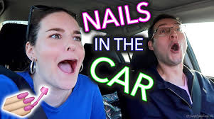 Have you ever painted your nails in the car??