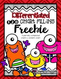 120 Chart Fill In Freebie