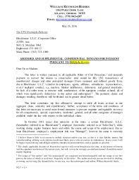 Advantages of sending a letter of demand: Demand Letter To Bb With Comments Do Not Use As Exhibit