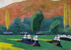 It is now in the scottish national gallery, edinburgh. Vision After The Sermon Paul Gauguin Artwork On Useum