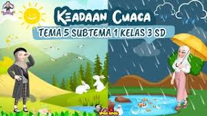 Jika pada pagi hari aa kabut, itu adalah masa terang dan cuaca panas sekali. Keadaan Cuaca Kelas 3 Sd Tema 5 Subtema 1 Pengertian Jenis Unsur Unsur Simbol Ciri Ciri Cuaca Youtube