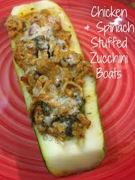 Chicken Spinach Stuffed Zucchini Boats Spinach Stuffed Chicken Zucchini Zucchini Boats