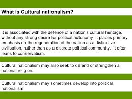 Nationalism Overview Unit 5b Other Ideological Traditions