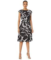 Adrianna Papell Dotted Ribbon Blouson Dress Zappos Com In 2020 Blouson Dress Dresses Dresses For Work