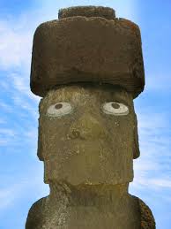 This statue is made of resin and plastic material, but has a rich and textured stone appearance that makes it look realistic. Pukao Wikipedia