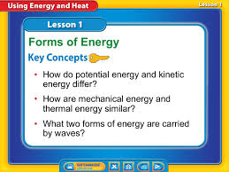 Ocean thermal energy relies on warm water surface temperatures to generate energy through a variety of different systems. Energy Student Notes Lesson 1