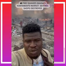 A huge fire that erupted at a clothing market in Ghana’s capital Accra has  destroyed hundreds of livelihoods and businesses., The fire at Kantamanto  Market