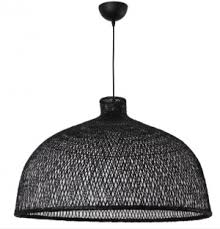 Rattan global ball design, allows the light get through, ideal for living room, hallways and bedrooms, white and black color for your choice, 3 sizes for different hanging locations. Basket Pendant Lights And Where To Shop Our Faves Style Curator