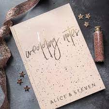 N E W Personalised Wedding Notebooks Bridegift Bridetobegift Polka Dot Wedding Invites Foil Wedding Invitations Personalized Wedding