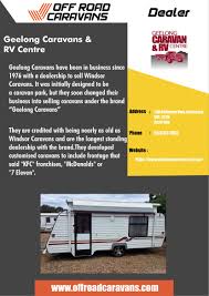 Geelong Caravans Rv Centre Off Road Caravans Dealer Caravans Caravan Park Geelong
