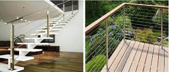 New rzr vision railing installed by east. Indoor House Project Durable And Affordable Cable Wire Cheap Deck Railing China Railing Deck Railing Made In China Com