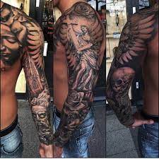 #tattoo tattoo sleeves clock flowers woman, click to see more. Best Full Arm Tattoos Novocom Top