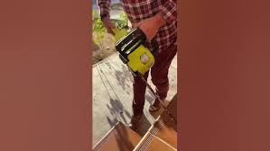 Probando la motosierra de 36v de @ryobi #shorts #trucos #diy #tips #madera  #ryobi