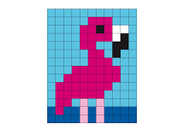 Pixel bilder malen leicht bist du dir im unklaren daruber was genau der solltest du das pixel zum ersten mal nutzen wollen musst du es erstellen leicht pixel bilder selber malen dann werden dir diese pixelhobby vorlagen gefallen. Pixel Vorlage Medaillon Flamingo Aduis