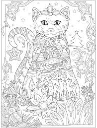 Download and print these christmas adult coloring pages for free. Welcome To Dover Publications Cat Coloring Page Cat Coloring Book Witch Coloring Pages