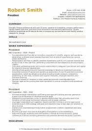 Following best practices for executive resumes can ensure that you include everything needed to make a good related: President Resume Samples Qwikresume