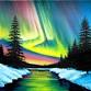 Paint Nite: Northern Lights Across the Winter River event image