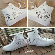Wedding Chucks Handpainted Handbemalte Schuhe Hochzeit Braut Meinlieblingsschuh Lieblingsschuhe Bemaltes Schuhe Hochzeit Handbemalte Schuhe Hochzeitsschuhe