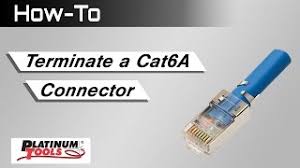 I don't own a crimp tool. How To Terminate A Cat6a Connector Youtube