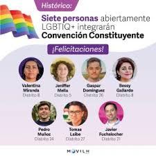 Edad, color de piel, ingresos, etc. Historico Siete Personas Abiertamente Lgbtiq Integraran La Convencion Constitucional El Diario De Antofagasta