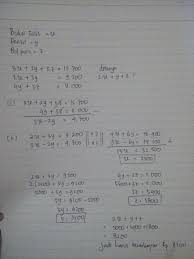 Harga 3 Buku Tulis 2 Pensil Dan 3 Bolpoin Adalah Rp 15 700 00 Harga 2 Buku Tulis Dan 3 Pensil Brainly Co Id