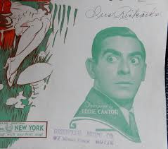 ALICE IN WONDERLAND: Novelty Fox-Trot Song. Featured by Eddie Cantor  (SheetMusic). by Tobais, Charles, Jack Scholl, & Murray Mencher.  Illustration of Alice at the Tea Party