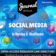 Social Media Journal Articles In Nursing Healthcare Nurse Student Info Brain Book