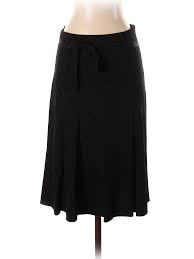 details about marks spencer women black casual skirt 8 uk