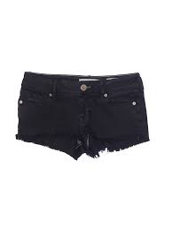 Details About Bullhead Women Black Denim Shorts 0