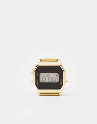 Modalite Net Bershka Digital Watch With Metal Watch Band