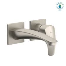 Waterfall roman tub filler faucet deck mounted. Bathroom Sink Faucets Wall Mounted Nickel Tones Ada Carr Supply Inc Columbus Dayton Ohio