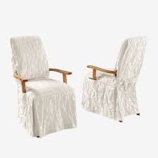 Find great deals on ebay for dining room chair covers. Matelasse Long Dining Room Chair Cover With Arms Brylane Home