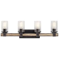 Barrington 4 Light Vanity Light Anvil Iron Kichler Lighting