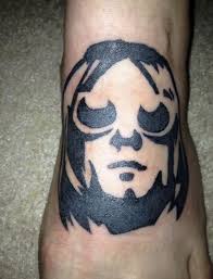 Stencil Kurt Cobain Tattoo Tatoo Tatuagem Tatuagens