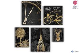 تابلوه مودرن اسود و ذهبى راقى سفير ارت للديكور Make It Yourself How To Make Notebook