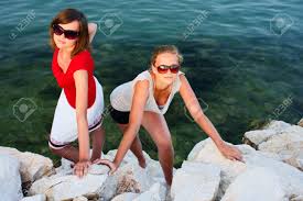 Your travel guide to the best croatia beaches. Young Girls In Croatia Beach Stock Photo Picture And Royalty Free Image Image 4687913